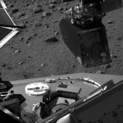 Mars Soil Sample Ready to Analyze