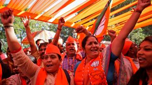 BJP Claims Historic Victory Over AAP In Delhi