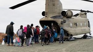 Alaska Airlifts Residents And Dogs After Typhoon Halong
