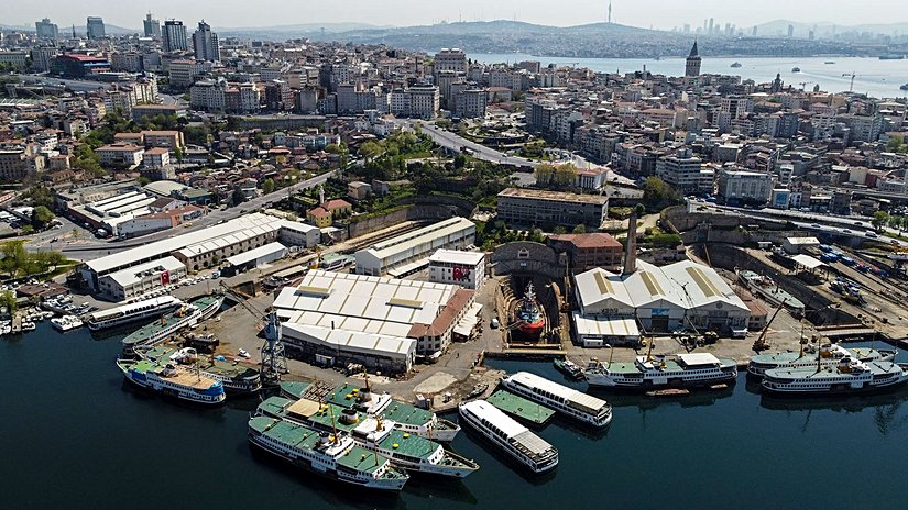 İstanbul, Haliç'te Bulunan "Tersane-i Amire"nin Günümüz Konumu