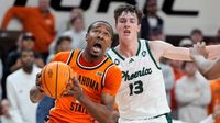 Oklahoma State basketball ousts Wichita State in NIT opener as Bryce Thompson scores 23