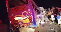 Crash of buses and other vehicles in western Uganda kills 46 people