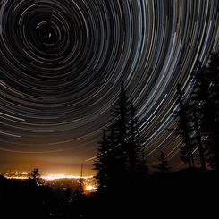 Star Trails Over Oregon