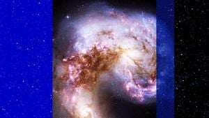 Astronomers Unravel Giant Galaxy Formation Secrets