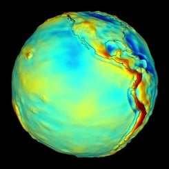 Dünya'nın Yerçekimi Haritası