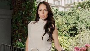 Majo Aguilar Shines Singing Anthem At Canelo Álvarez Fight