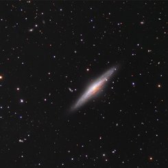 NGC 2683: Edge-On Spiral Galaxy