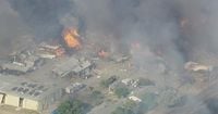 Explosions at California fireworks facility cause fire in town of Esparto
