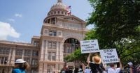 Protesters Gather to Oppose Trump’s Push on Redistricting