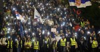 Thousands march in Serbia in persistent resistance to autocratic leader Vucic