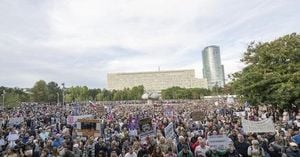 Slovaks Fill Streets To Protest Fico’s Policies