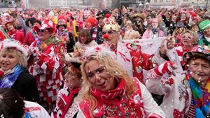 Thousands Celebrate Carnival At Ziegelhausen Parade