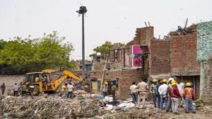 Delhi Authorities Demolish Homes To Clear Taimoor Nagar Drain