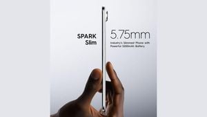 Tecno Unveils World’s Slimmest Smartphone Spark Slim At MWC 2025