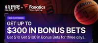 Fanatics Sportsbook Promo: Get Up to $300 & Bet on Celtics-Knicks or Wolves-Warriors Odds