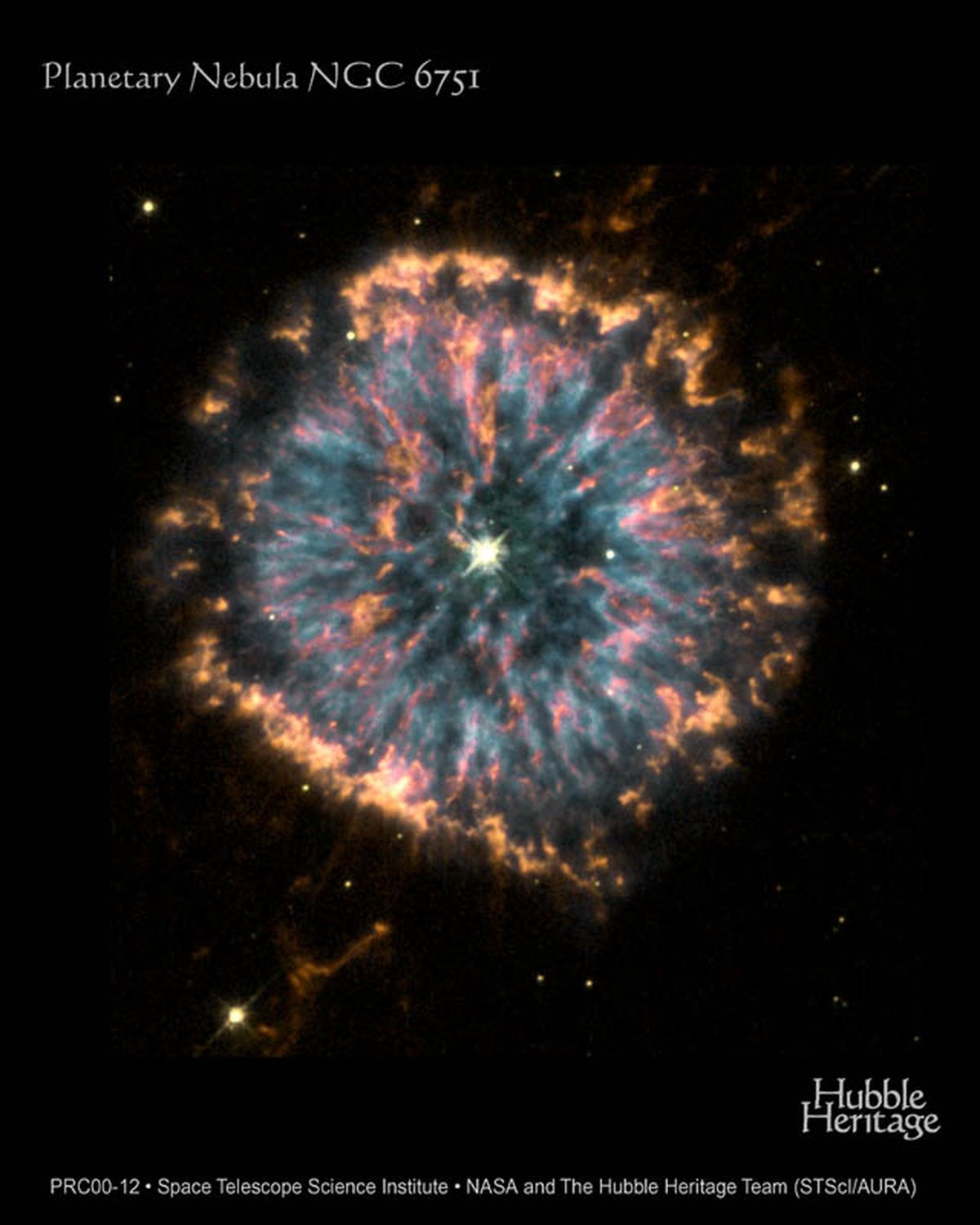 Celebrating Hubble With NGC 6751