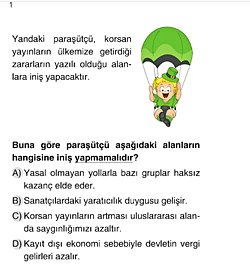 Hangisi korsan yayınların ülkemize getirdiği zararlardan değildir?