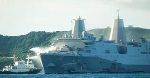 Fire Aboard USS New Orleans Off Okinawa Extinguished After 12 Hours