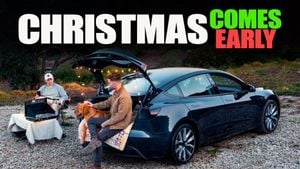 Tesla Offers Festive Features With 2024 Update