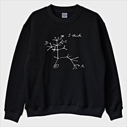 ''I think - Darwin’in Yaşam Ağacı'' Sweatshirt