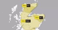 Scotland issued widespread 15-hour snow warning as up to 10cm to fall in one day