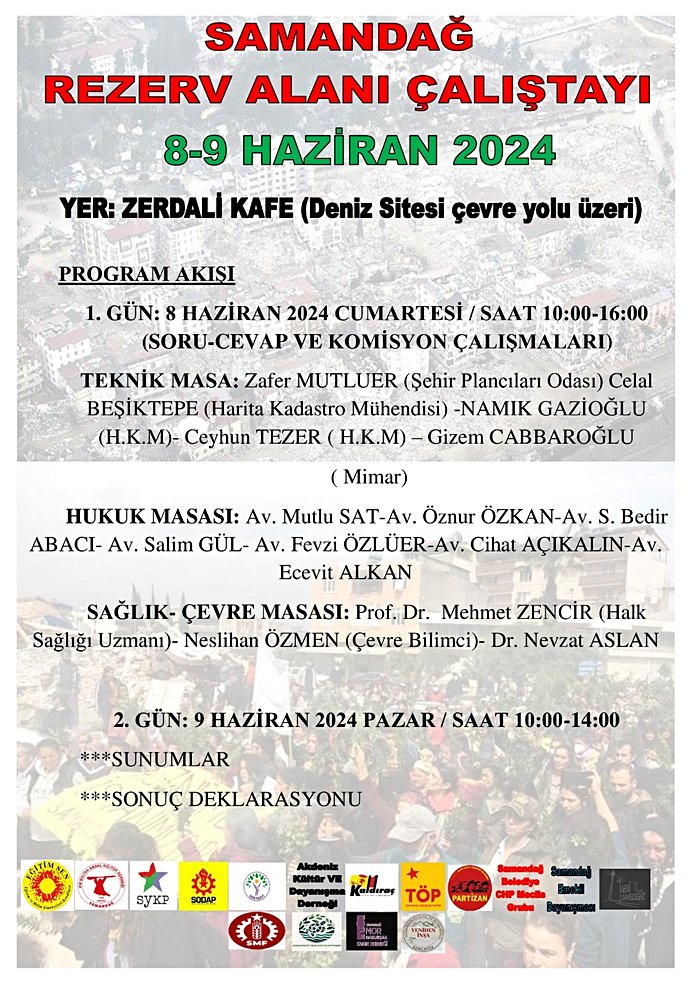 Samandağ Rezerv Alanı Çalıştayı