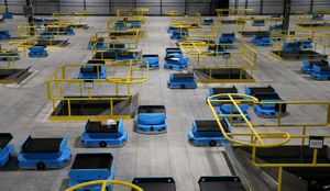 Amazon Expands Warehouse Robot Fleet To Boost Efficiency