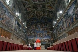 Black Smoke Signals First Pope Vote Fails In Vatican