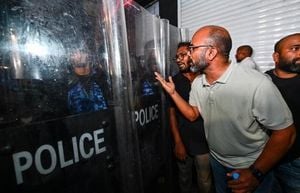 Maldives Protest Erupts As Police Clash With Opposition