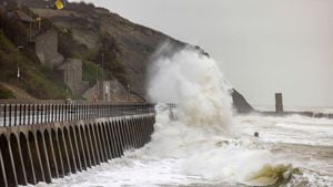 Storm Darragh Hits UK With Red Weather Alerts