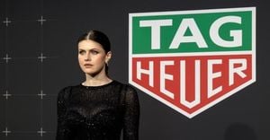 Alexandra Daddario Stuns At F1 Grand Prix In Australia