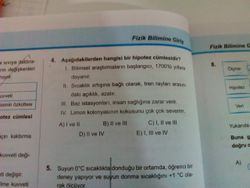 Resimde görülen birinci öncül (cevaba göre) neden hipotez değil?