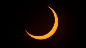 Partial Solar Eclipse Dazzles Southern Hemisphere Skies