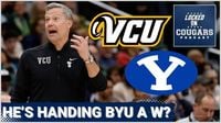 BYU Basketball's VCU ADVANTAGE: Coaching Chaos & Athletic Edge PUSH THEM OVER TOP in March Madness