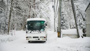 Major Snowstorm Disrupts Transportation Across Japan