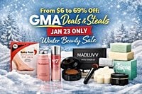 From $6 to 69% Off: GMA Deals & Steals Jan 23 Only — Winter Beauty Sale