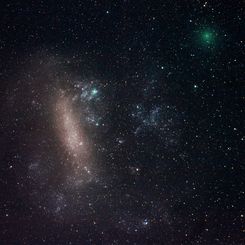  Close Comet and Large Magellanic Cloud 