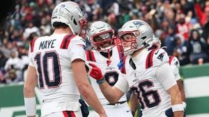 Drake Maye Leads Patriots Past Jets With Record Day