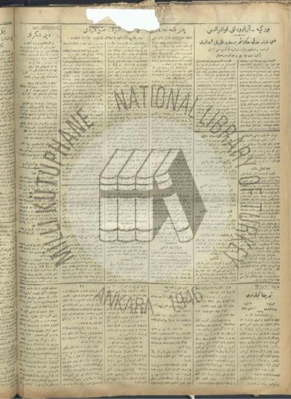 16. Sene sayı 412(1962 SÇ 66) 05 Aralık 1923 Tanin Gazetesi