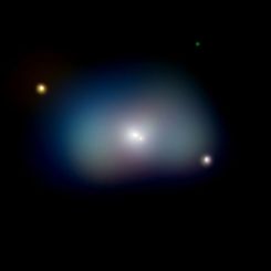 NGC 1700: Elliptical Galaxy and Rotating Disk