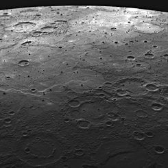 Volcanic Terrain on Mercury