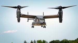 Massachusetts Lawmakers Demand V-22 Osprey Grounding For Safety Issues