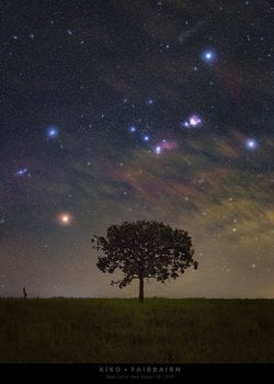 Brezilya Üzerinde Yükselen Orion