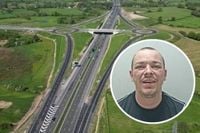 Prisoner who escaped from prison van on M55 faked medical episode to overpower guards