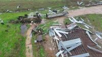 Deadly storm leaves buildings destroyed, trees flattened from Alabama tornadoes