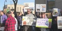 Environmental groups held 2nd protest for Milan Bottoms