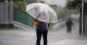 Typhoon Jongdari Approaches South Korea Bringing Heavy Rain