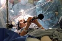 Watch: Woman plays clarinet during four-hour brain surgery for Parkinson’s