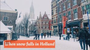 Cold Snap Hits Northeastern Netherlands With Snow Warning