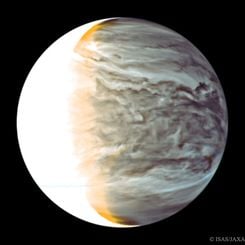  Night on Venus in Infrared from Orbiting Akatsuki 